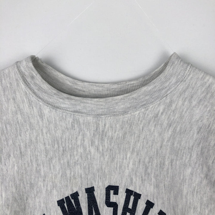 MVP COR INC. PRO WEAVE Triple Print College Sweatshirt, Made in USA, Men's XL (approx.), Vintage unclear gray type Vintage Second Hand