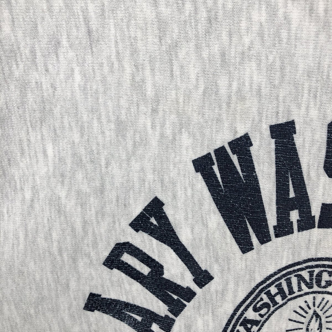 MVP COR INC. PRO WEAVE Triple Print College Sweatshirt, Made in USA, Men's XL (approx.), Vintage unclear gray type Vintage Second Hand