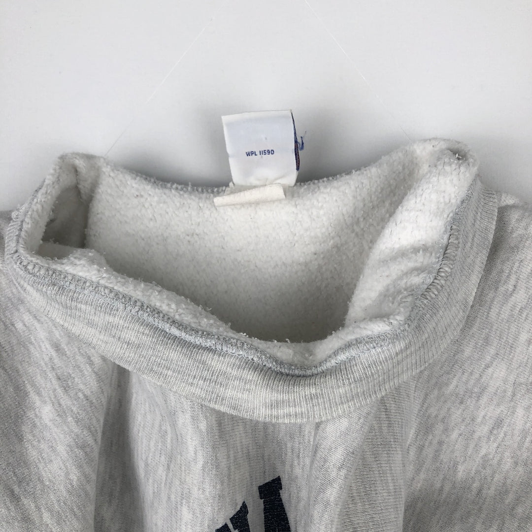 MVP COR INC. PRO WEAVE Triple Print College Sweatshirt, Made in USA, Men's XL (approx.), Vintage unclear gray type Vintage Second Hand