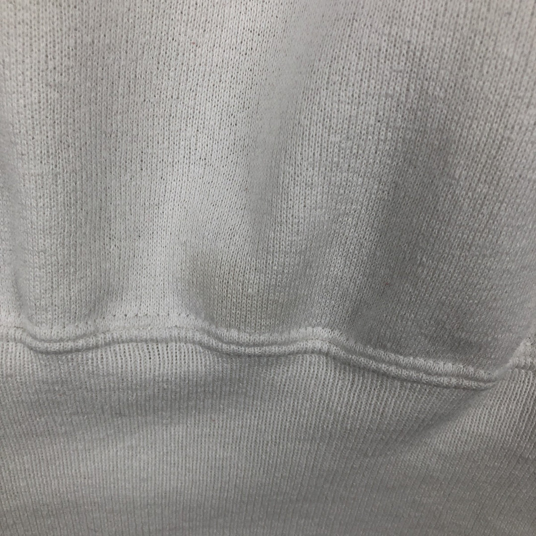 90'S Velva Sheen College Sweatshirt, Made in USA, Men's XL equivalent, Vintage cotton white type Vintage Second Hand