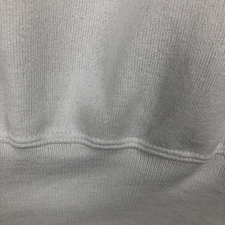90'S Velva Sheen College Sweatshirt, Made in USA, Men's XL equivalent, Vintage cotton white type Vintage Second Hand