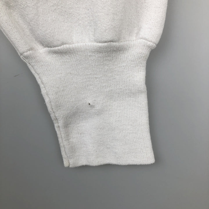 90'S Velva Sheen College Sweatshirt, Made in USA, Men's XL equivalent, Vintage cotton white type Vintage Second Hand