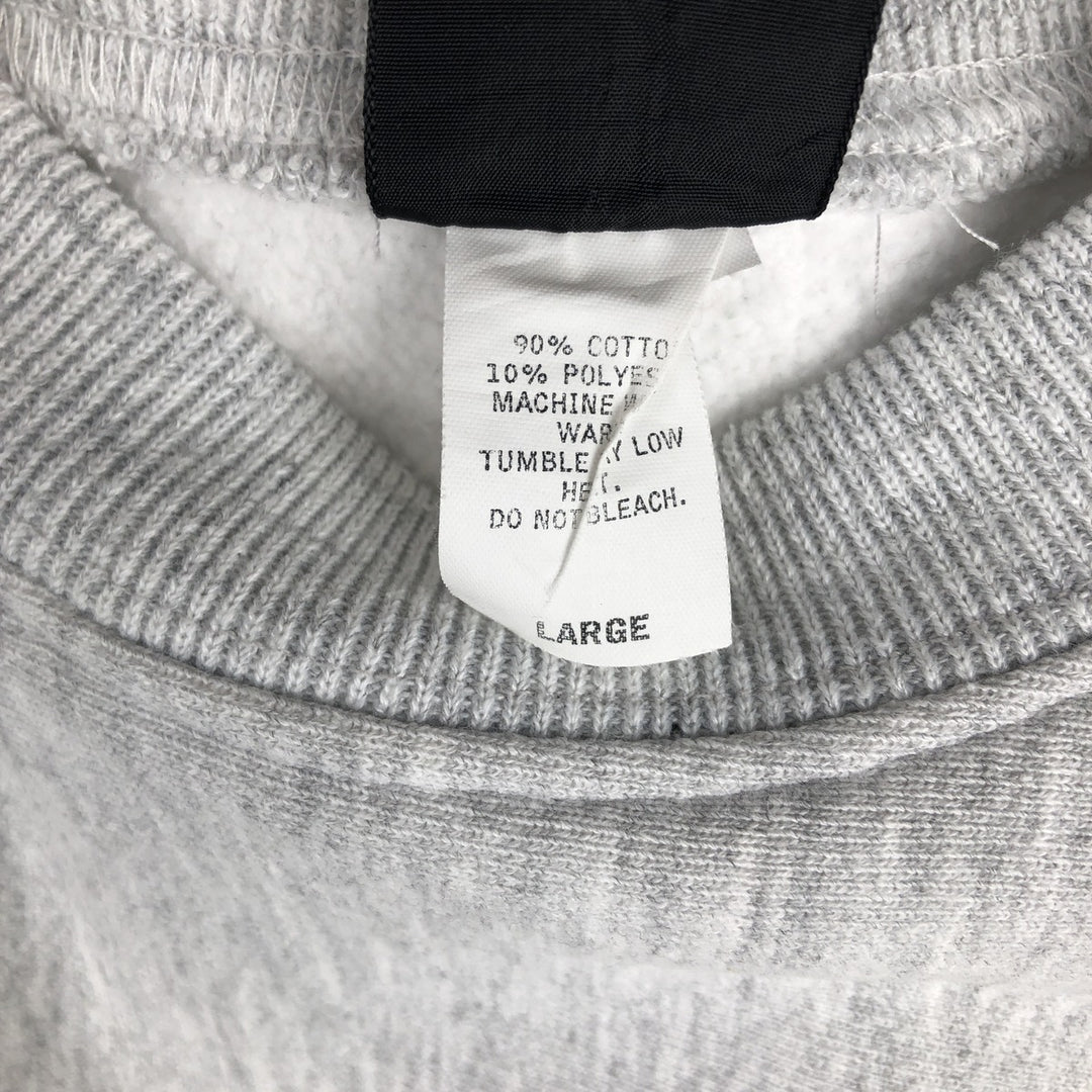 WHATEVER WEAR College Sweatshirt (Men's Size L) cotton gray type Vintage Second Hand