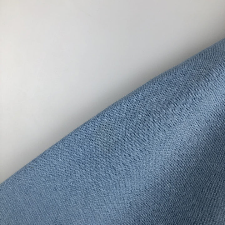 1970'S Galtsand flock print college sweatshirt, made in France, men's size M equivalent, vintage. Pima Cotton Blue type light blue Vintage Second Hand