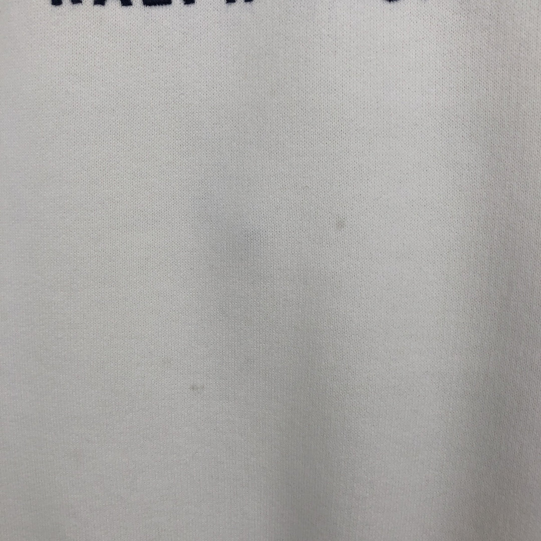 Ralph Lauren POLO RALPH LAUREN logo sweatshirt, men's size S cotton white type Vintage Second Hand