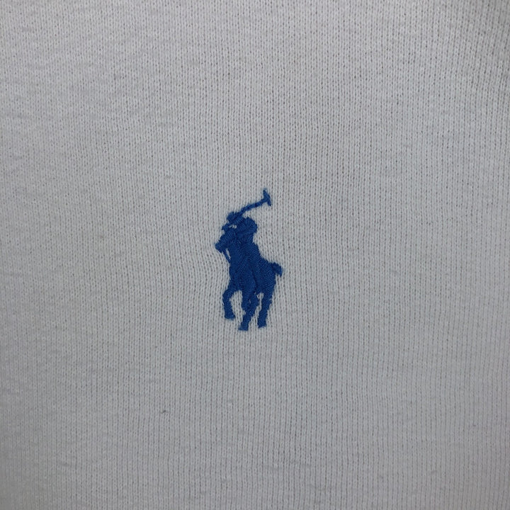 Ralph Lauren POLO RALPH LAUREN sweatshirt, men's size S cotton white type Vintage Second Hand