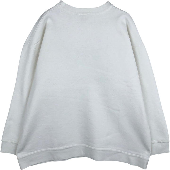 Guess logo sweatshirt, made in USA, men's size L equivalent. cotton white type Vintage Second Hand