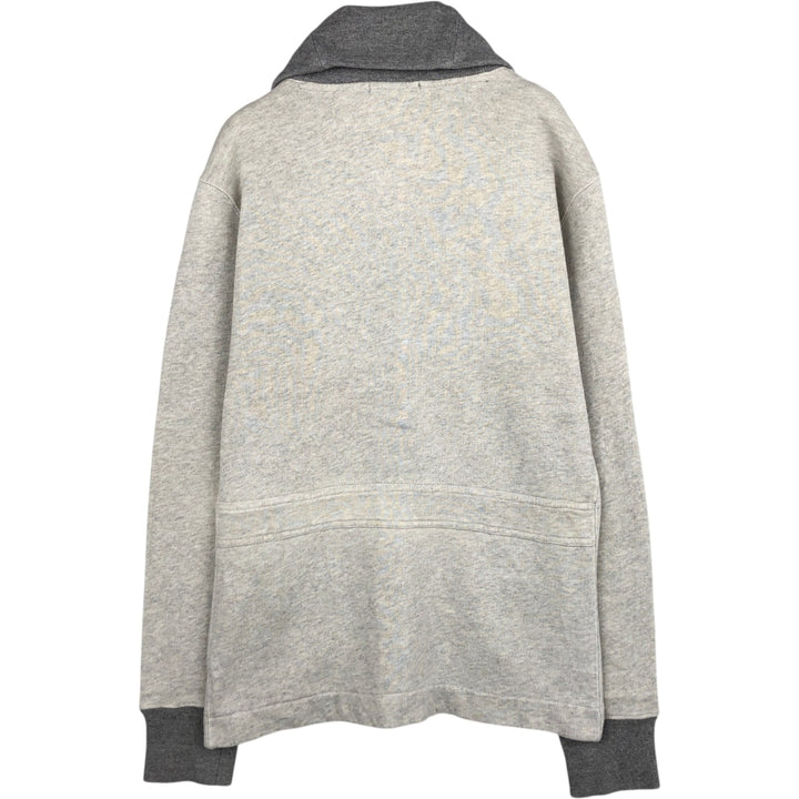 Ralph Lauren POLO RALPH LAUREN Shawl Collar Sweatshirt (Men's Size S) cotton gray type Vintage Second Hand