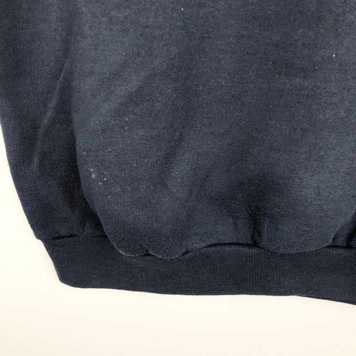 Levi's One-Point Logo Sweatshirt, Made in Italy, Men's Size S (approx.) cotton navy blue type Vintage Second Hand