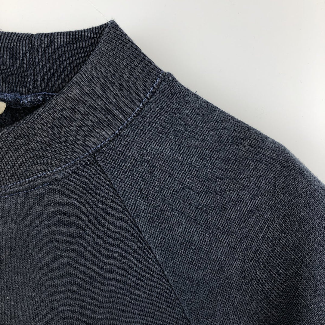 Levi's One-Point Logo Sweatshirt, Made in Italy, Men's Size S (approx.) cotton navy blue type Vintage Second Hand