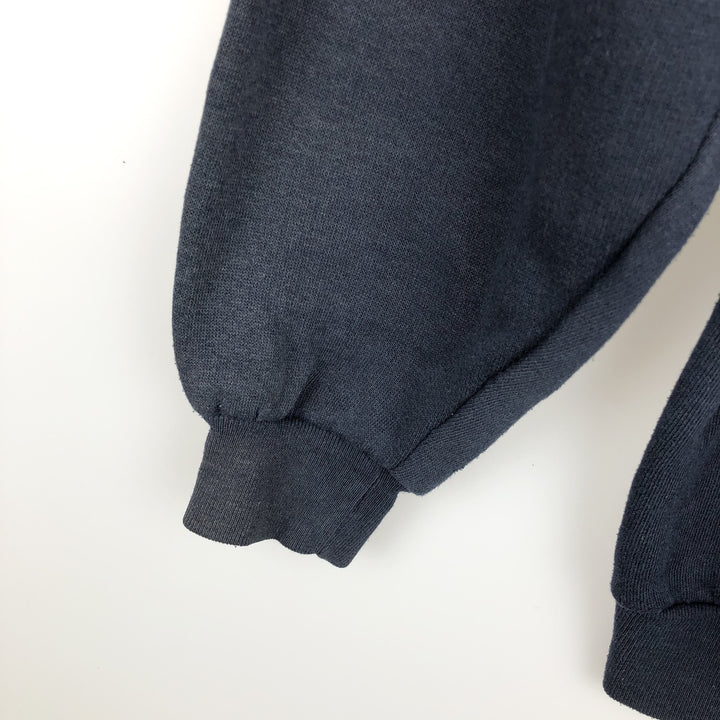 Levi's One-Point Logo Sweatshirt, Made in Italy, Men's Size S (approx.) cotton navy blue type Vintage Second Hand