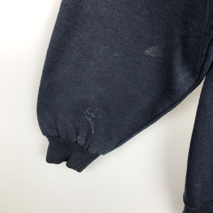 Levi's One-Point Logo Sweatshirt, Made in Italy, Men's Size S (approx.) cotton navy blue type Vintage Second Hand