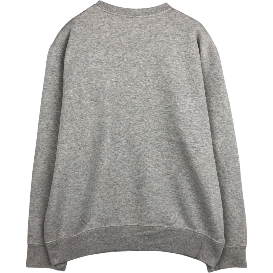 Ralph Lauren POLO RALPH LAUREN One-point logo sweatshirt, sweatshirt, men's size L cotton gray type Vintage Second Hand
