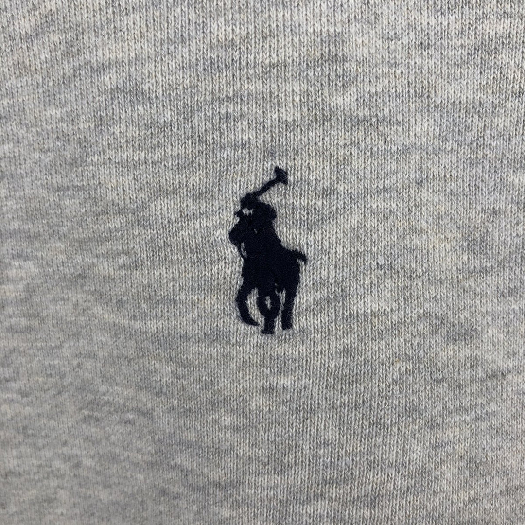 Ralph Lauren POLO RALPH LAUREN One-point logo sweatshirt, sweatshirt, men's size L cotton gray type Vintage Second Hand