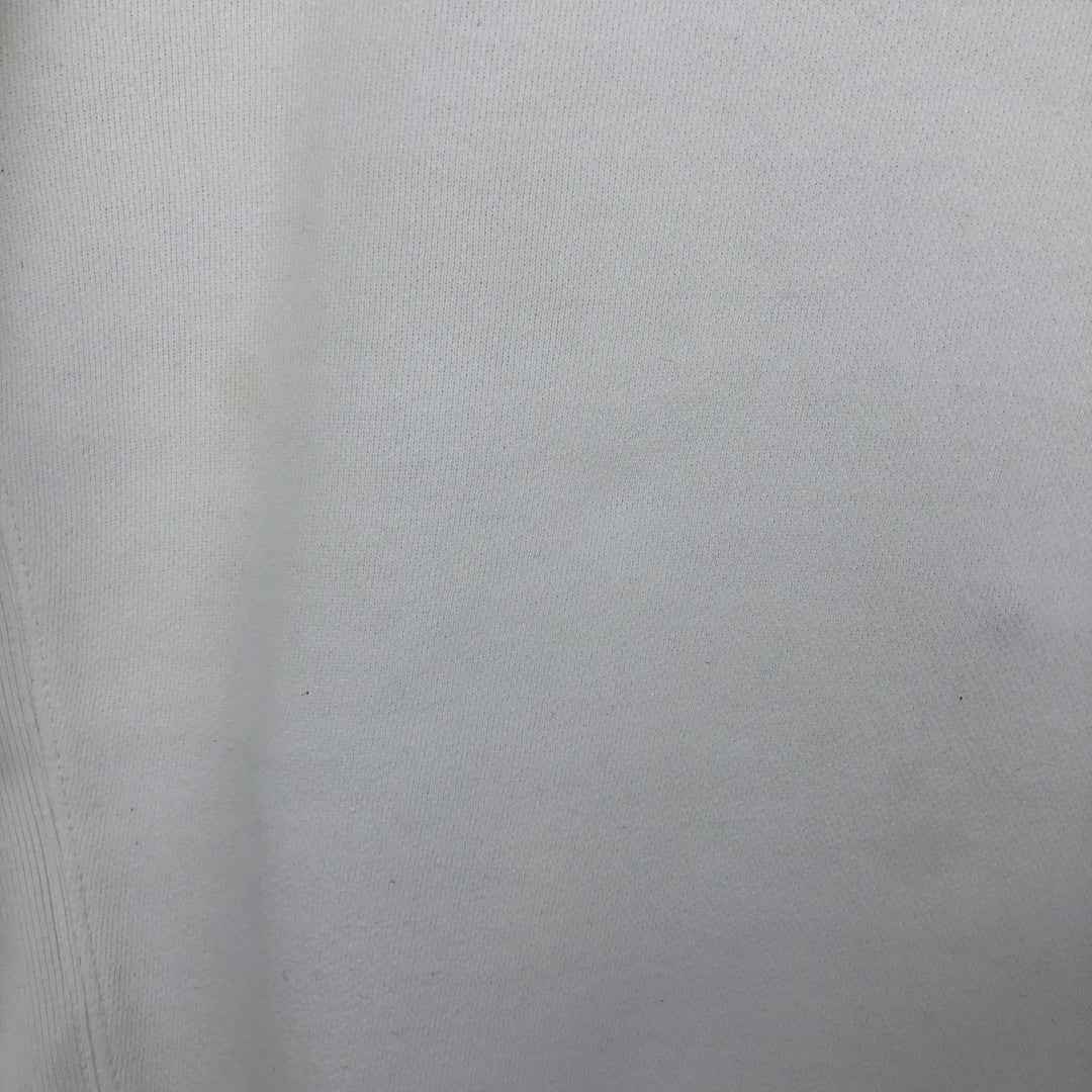 Ralph Lauren Polo Jeans Company logo sweatshirt, men's size L cotton white type Vintage Second Hand
