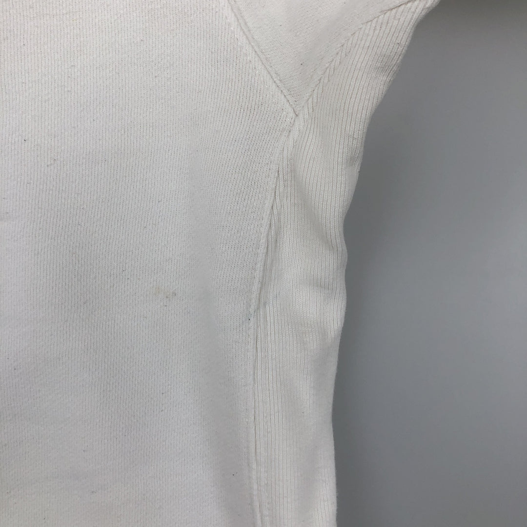 Ralph Lauren Polo Jeans Company logo sweatshirt, men's size L cotton white type Vintage Second Hand