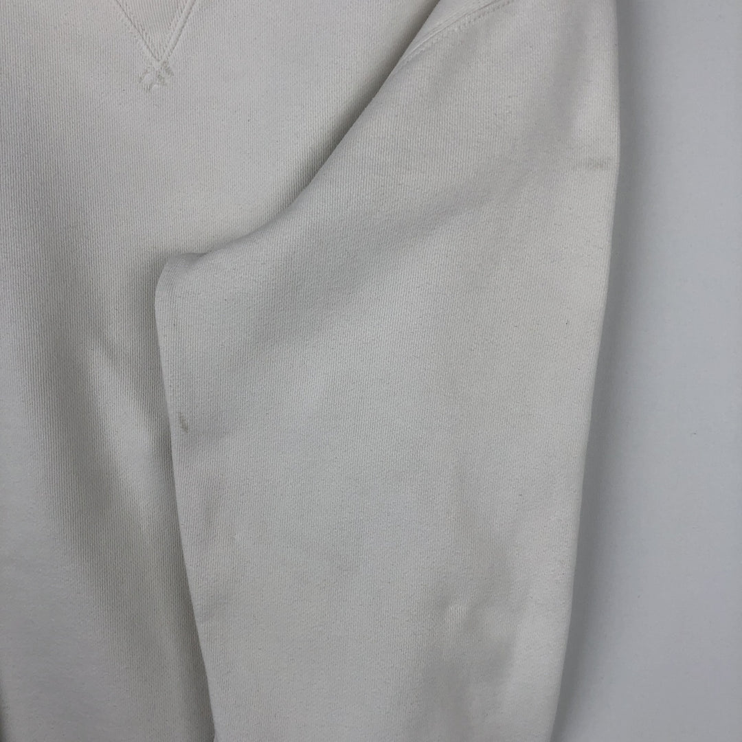 Ralph Lauren POLO by Ralph Lauren One Point Logo Sweatshirt Trainer Men's XL cotton white type Vintage Second Hand