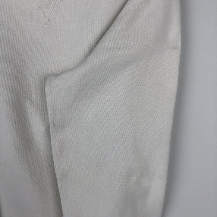 Ralph Lauren POLO by Ralph Lauren One Point Logo Sweatshirt Trainer Men's XL cotton white type Vintage Second Hand