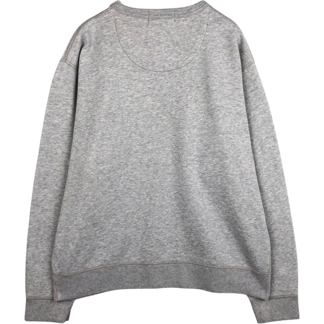 Ralph Lauren POLO by Ralph Lauren One Point Logo Sweatshirt Trainer Men's M size cotton gray type Vintage Second Hand