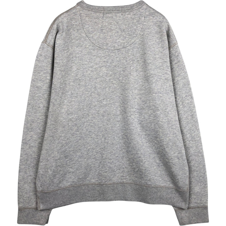 Ralph Lauren POLO by Ralph Lauren One Point Logo Sweatshirt Trainer Men's M size cotton gray type Vintage Second Hand