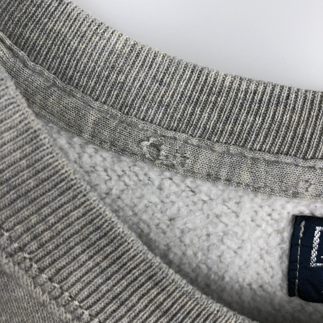Ralph Lauren POLO by Ralph Lauren One Point Logo Sweatshirt Trainer Men's XXL cotton gray type Vintage Second Hand
