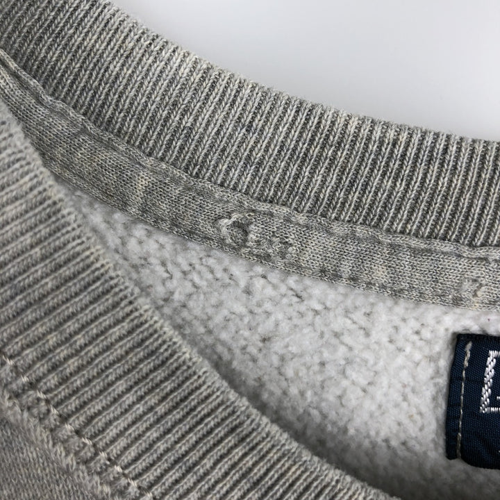 Ralph Lauren POLO by Ralph Lauren One Point Logo Sweatshirt Trainer Men's XXL cotton gray type Vintage Second Hand