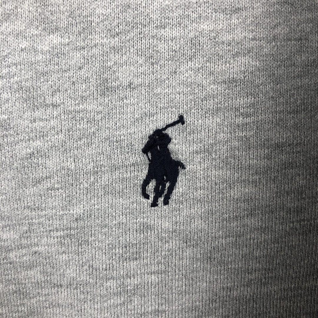 Ralph Lauren POLO by Ralph Lauren One Point Logo Sweatshirt Trainer Men's L size cotton gray type Vintage Second Hand