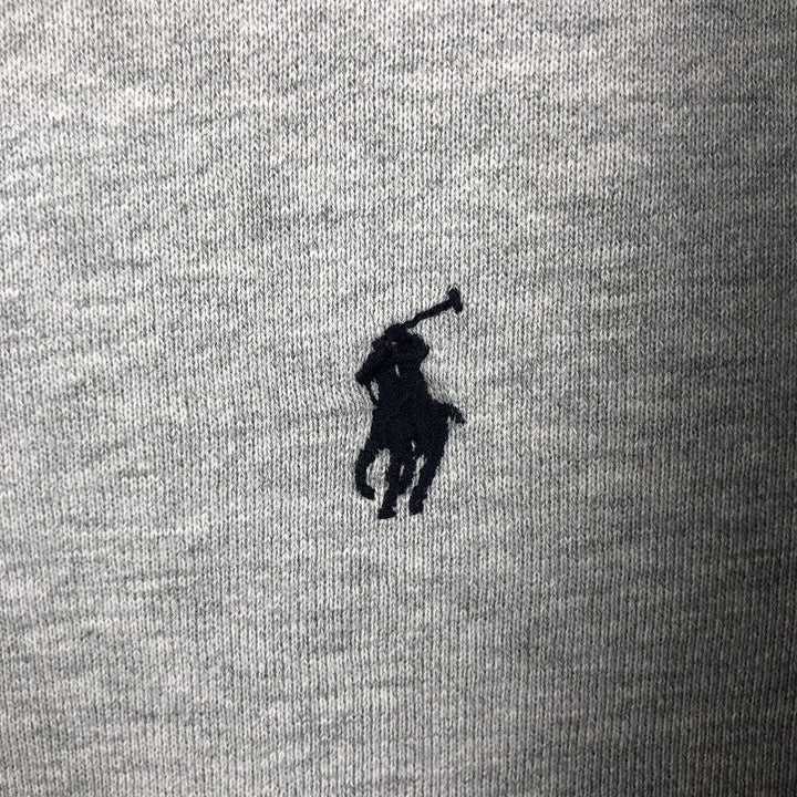 Ralph Lauren POLO by Ralph Lauren One Point Logo Sweatshirt Trainer Men's L size cotton gray type Vintage Second Hand