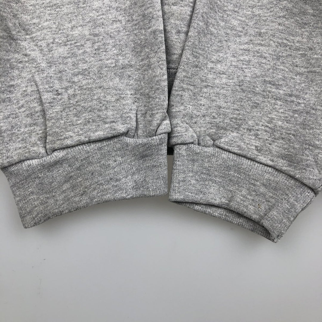LLBean RUSSELL ATHLETIC Double Name Henley Neck Sweatshirt, Made in USA, Men's Size L (approx.) cotton gray type Vintage Second Hand
