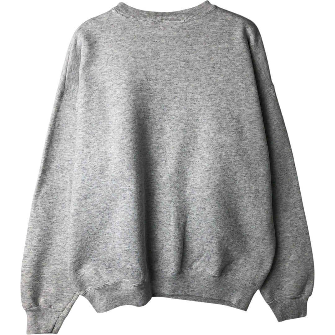 Hanes HEAVYWEIGHT Dog Print Animal Sweatshirt (Men's Size L) unclear gray type Vintage Second Hand
