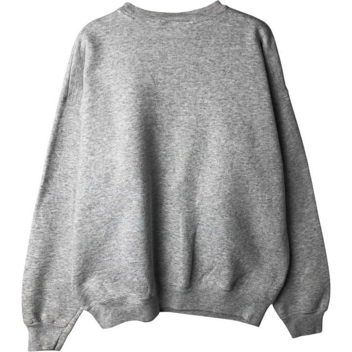 Hanes HEAVYWEIGHT Dog Print Animal Sweatshirt (Men's Size L) unclear gray type Vintage Second Hand