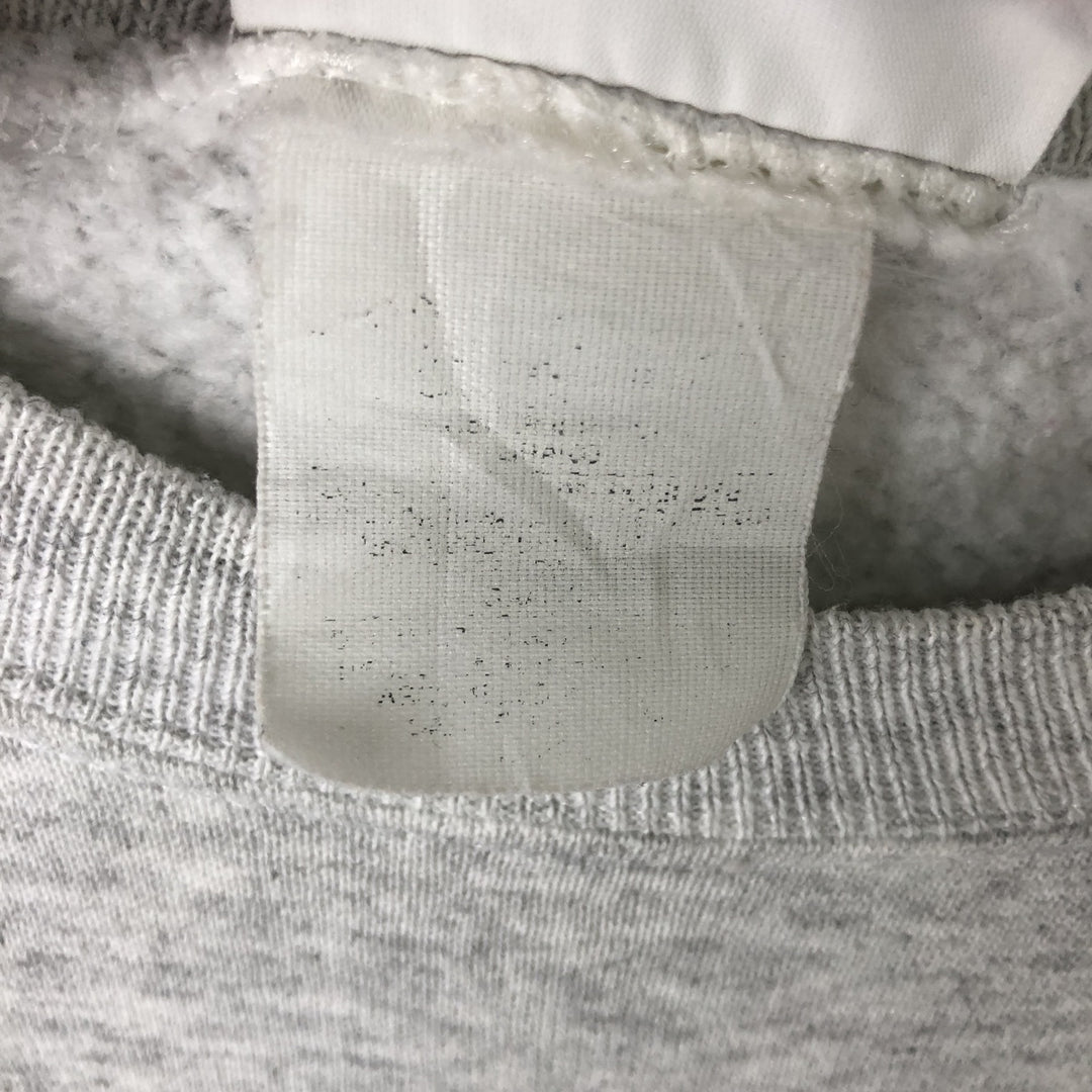 Hanes HEAVYWEIGHT Dog Print Animal Sweatshirt (Men's Size L) unclear gray type Vintage Second Hand