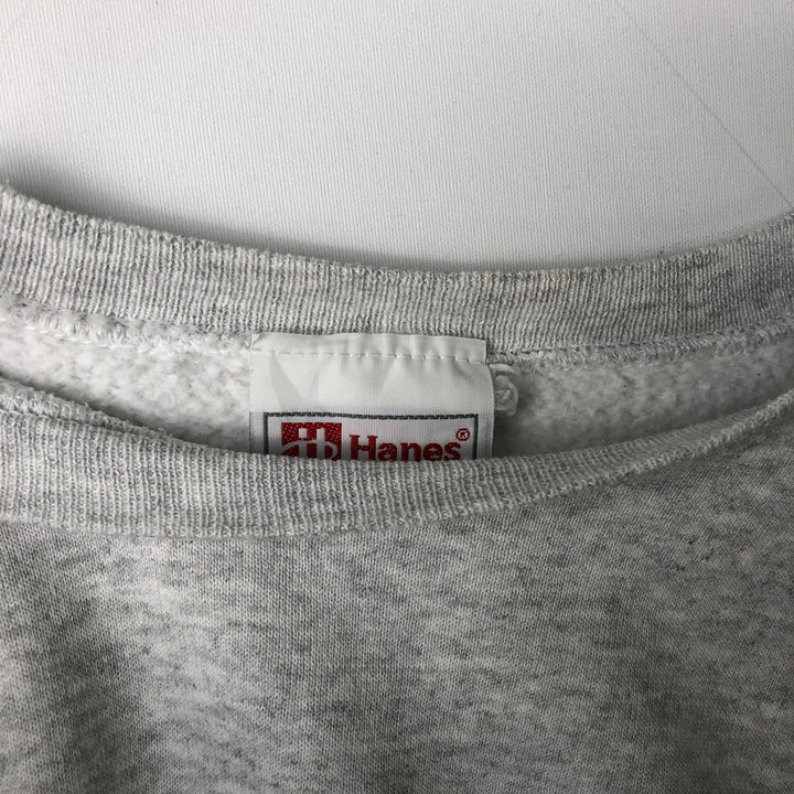 Hanes HEAVYWEIGHT Dog Print Animal Sweatshirt (Men's Size L) unclear gray type Vintage Second Hand