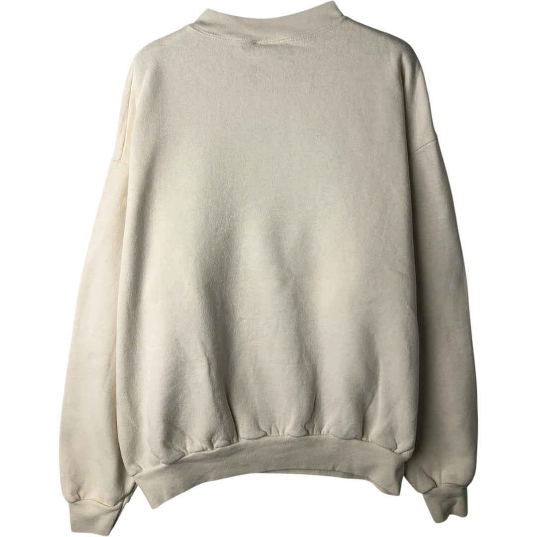 90s-00'S Lee Animal Print Sweatshirt (Men's Size L equivalent) Vintage unclear unbleached Vintage Second Hand