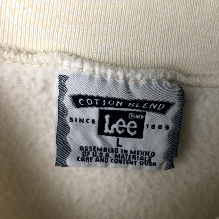 90s-00'S Lee Animal Print Sweatshirt (Men's Size L equivalent) Vintage unclear unbleached Vintage Second Hand
