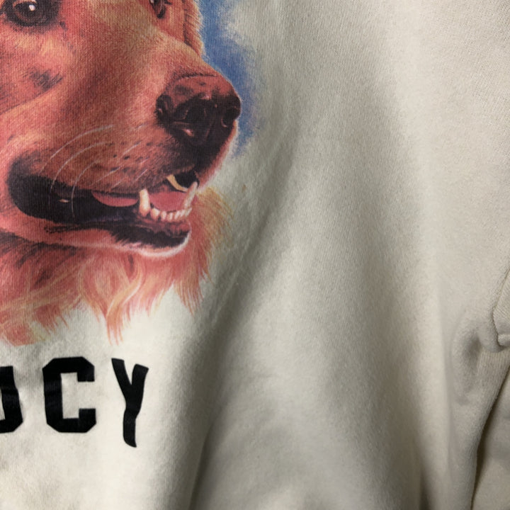 90s-00'S Lee Animal Print Sweatshirt (Men's Size L equivalent) Vintage unclear unbleached Vintage Second Hand