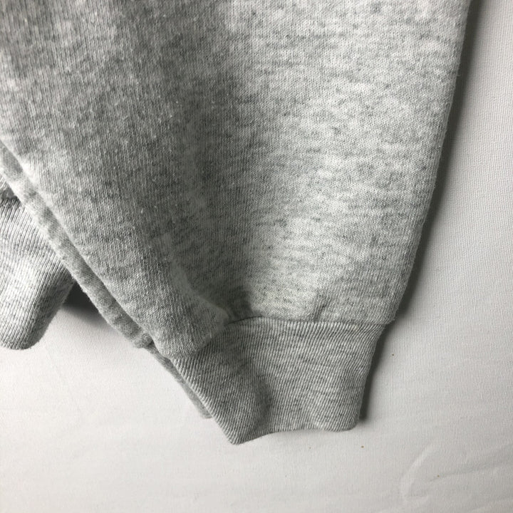 90'S Fruit of the Loom Dog Print Animal Sweatshirt, Made in USA, Men's XXL equivalent, Vintage cotton gray type Vintage Second Hand