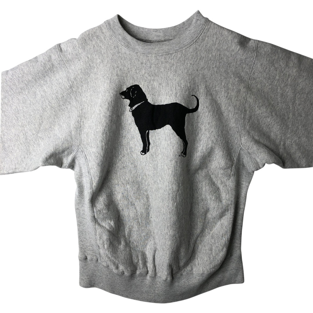 Kellsport dog print animal sweatshirt, made in USA, men's size XL. cotton gray type Vintage Second Hand