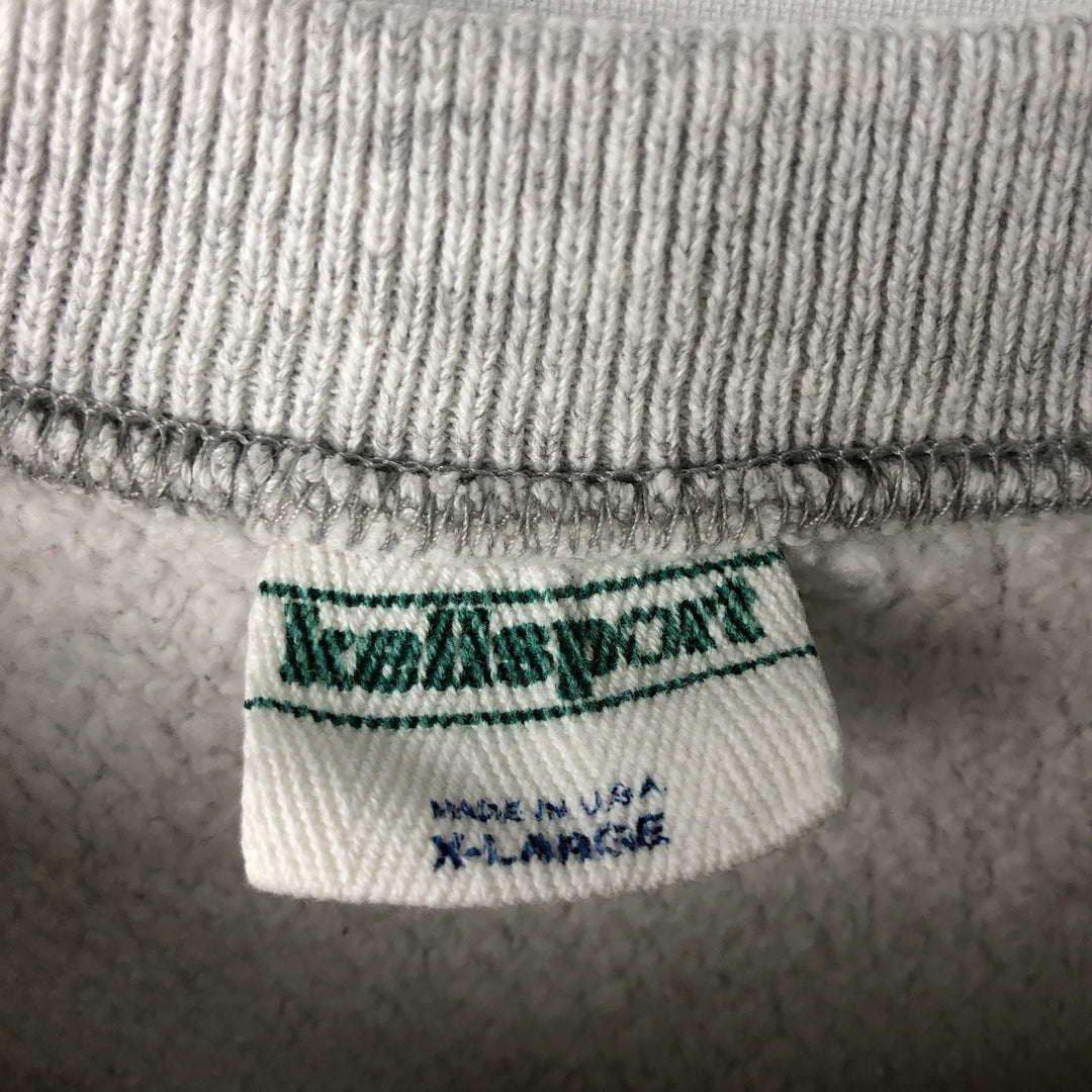 Kellsport dog print animal sweatshirt, made in USA, men's size XL. cotton gray type Vintage Second Hand
