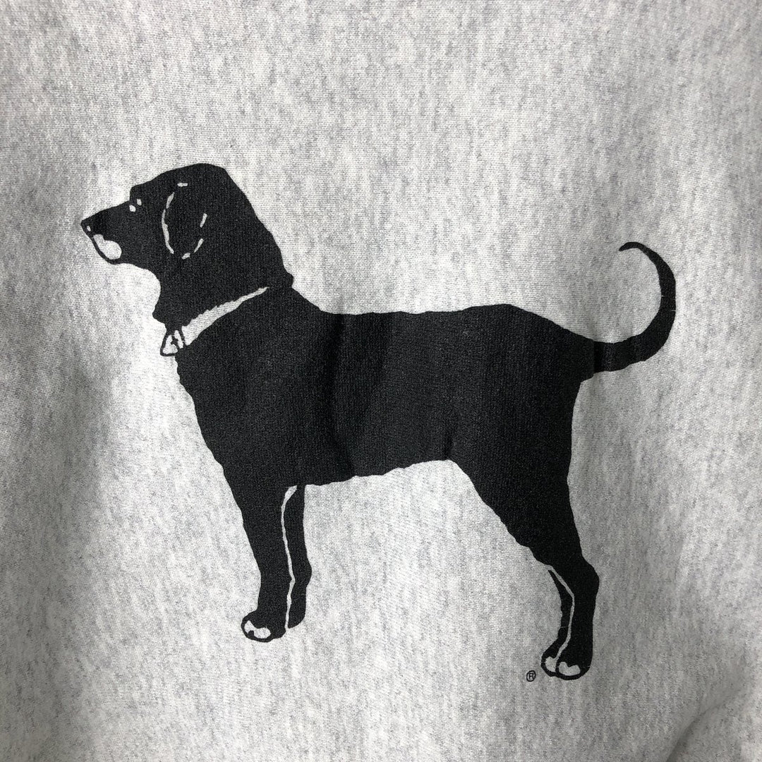 Kellsport dog print animal sweatshirt, made in USA, men's size XL. cotton gray type Vintage Second Hand