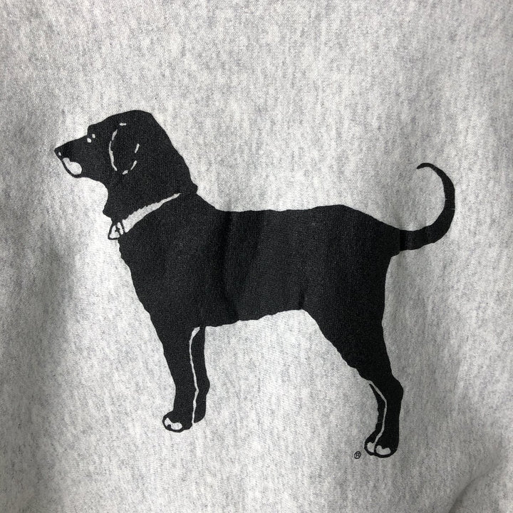 Kellsport dog print animal sweatshirt, made in USA, men's size XL. cotton gray type Vintage Second Hand