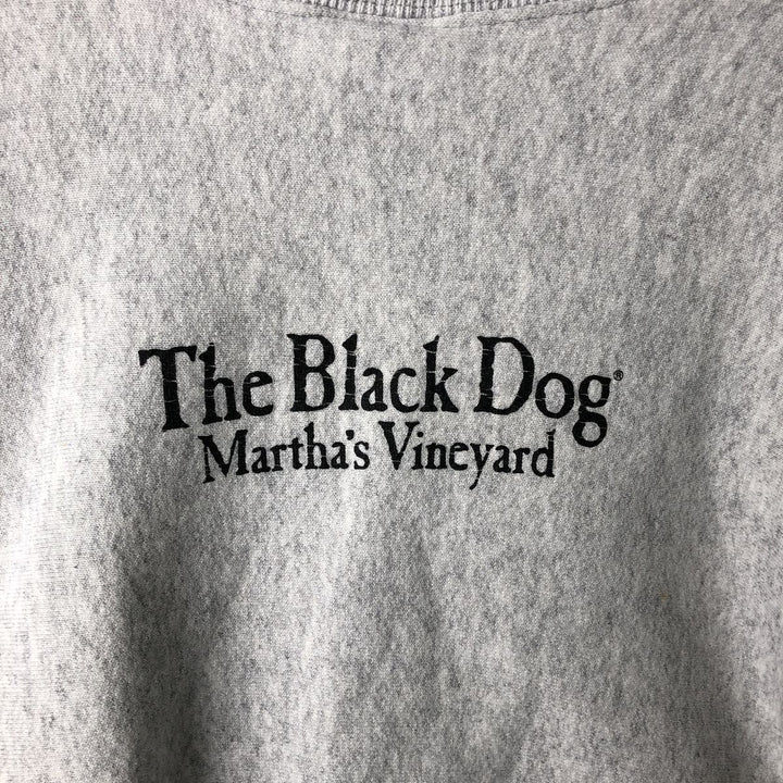 Kellsport dog print animal sweatshirt, made in USA, men's size XL. cotton gray type Vintage Second Hand