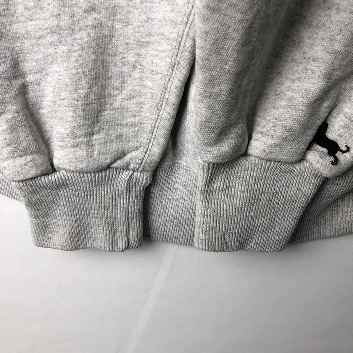 Kellsport dog print animal sweatshirt, made in USA, men's size XL. cotton gray type Vintage Second Hand