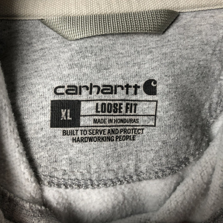 Carhartt Loose Fit Sweat Pullover Hoodie, Men's XL cotton gray type Vintage Second Hand