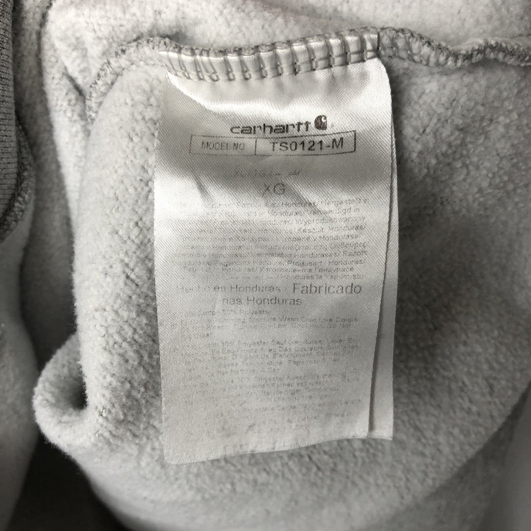 Carhartt Loose Fit Sweat Pullover Hoodie, Men's XL cotton gray type Vintage Second Hand