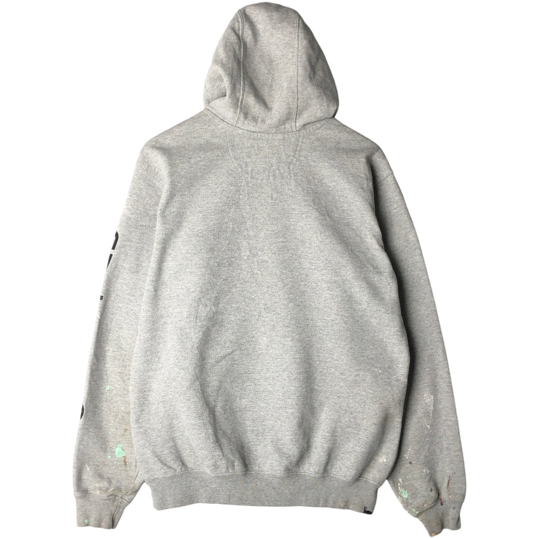 Carhartt Loose Fit Sweatshirt Pullover Hoodie, Men's Size Small cotton gray type Vintage Second Hand
