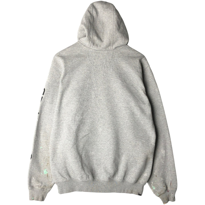 Carhartt Loose Fit Sweatshirt Pullover Hoodie, Men's Size Small cotton gray type Vintage Second Hand