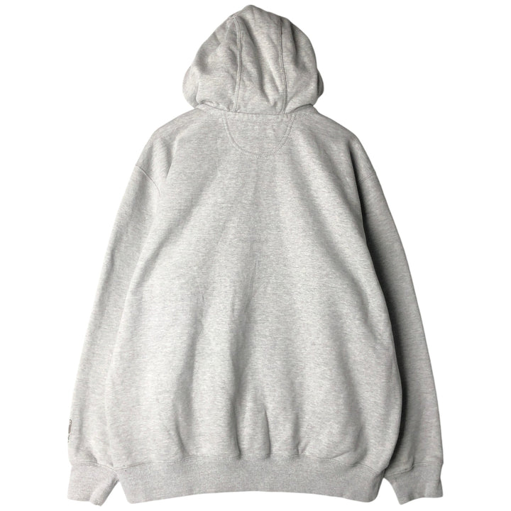 Carhartt Original Fit Half-Zip Hoodie, Men's XL cotton gray type Vintage Second Hand