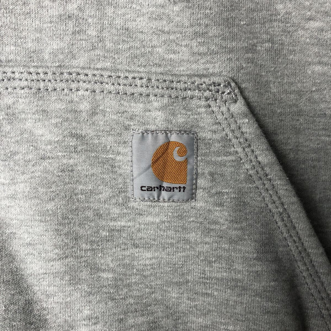 Carhartt Original Fit Half-Zip Hoodie, Men's XL cotton gray type Vintage Second Hand