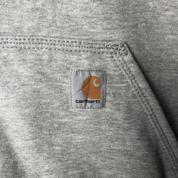 Carhartt Original Fit Half-Zip Hoodie, Men's XL cotton gray type Vintage Second Hand